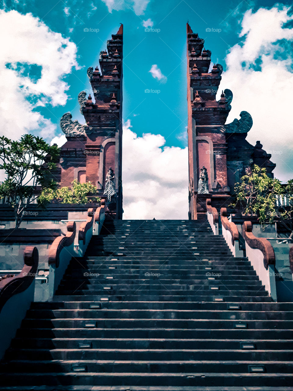 Balinese gate architecture