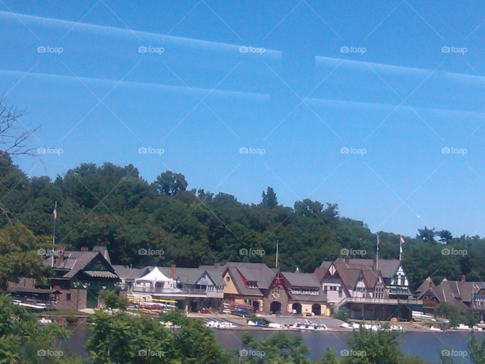 boathouse row tons of rowing teams compete around here from local and surrounding high schools philadelphia by elibaleks
