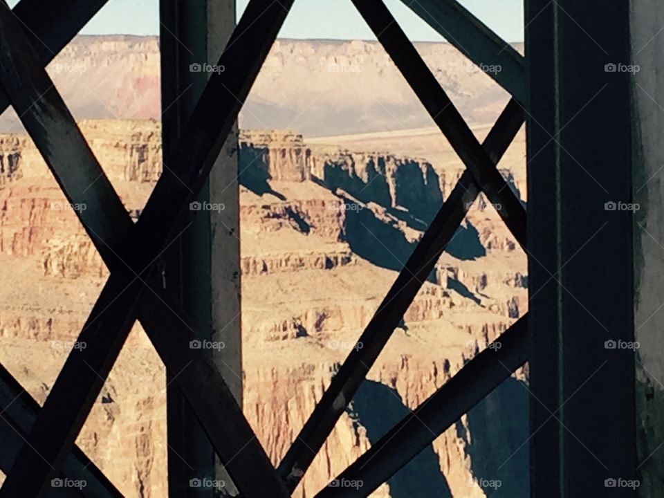 Grand Canyon Through Window 