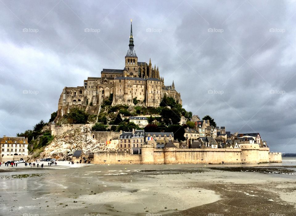 Mont Saint Michel in Normandy, France 