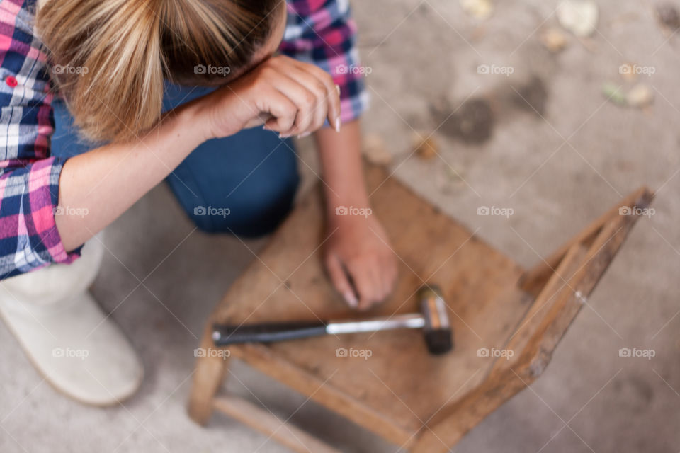 Fixing a chair