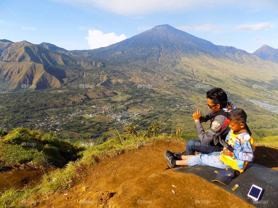 tracking Sembalun Lombok Indonesia mountain hills Rinjani