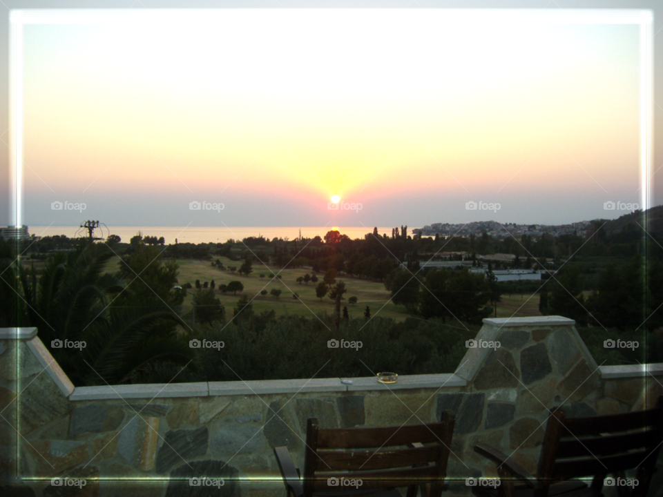 xalkidiki porto carras sunset at by jnen