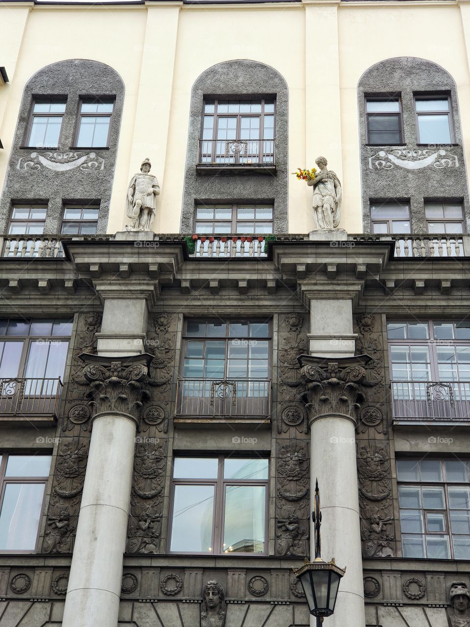 Beautiful house facade