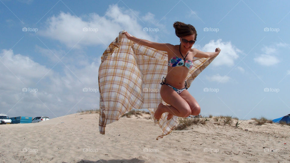 beach sky happy summer by lenusik