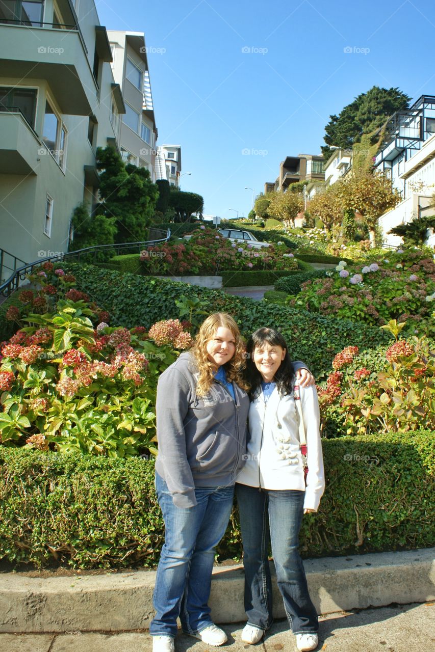 Enjoying San Francisco with mom 