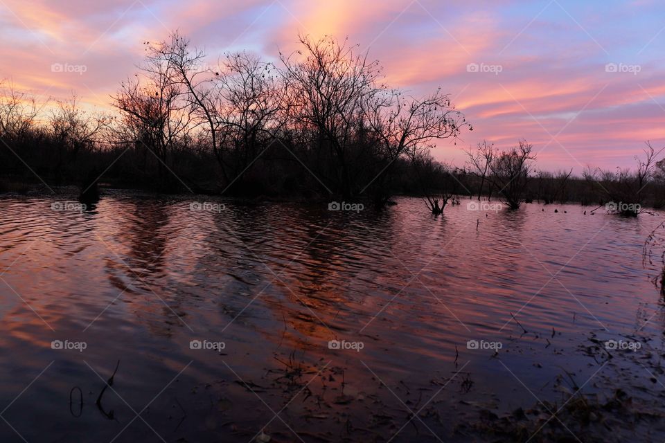 The water was cold but well worth it. 