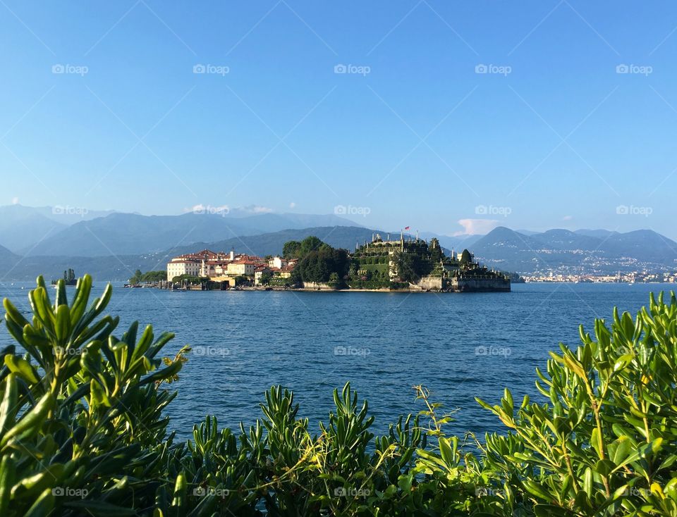 Isola Bella island at Lake Maggiore, Italy