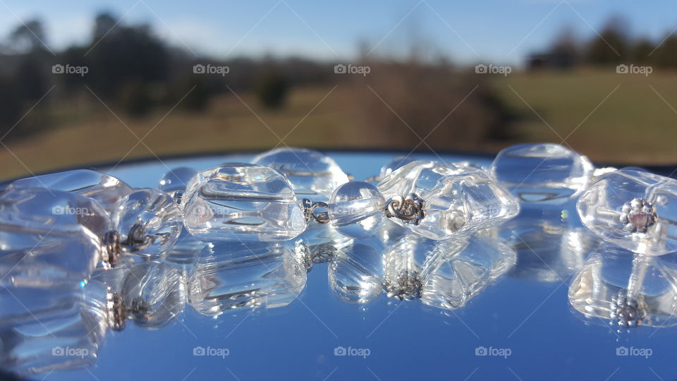 Close-up of bracelet