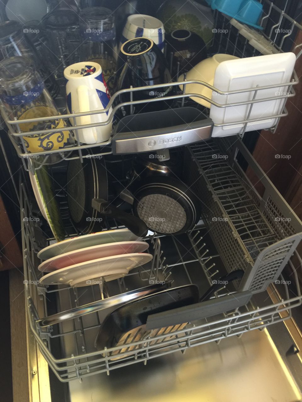 Clean dishes