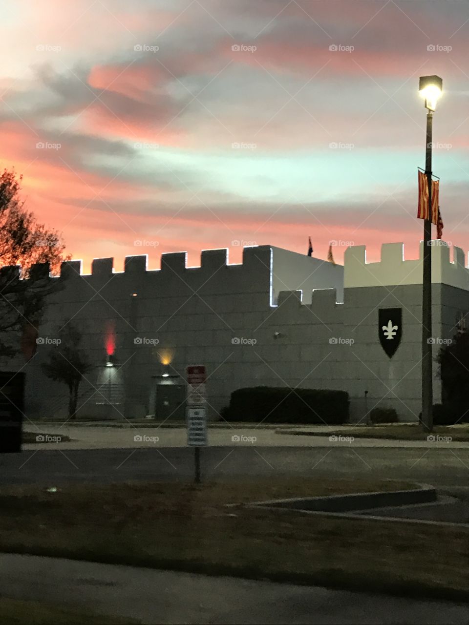 Sunset at Medieval Times Myrtle Beach