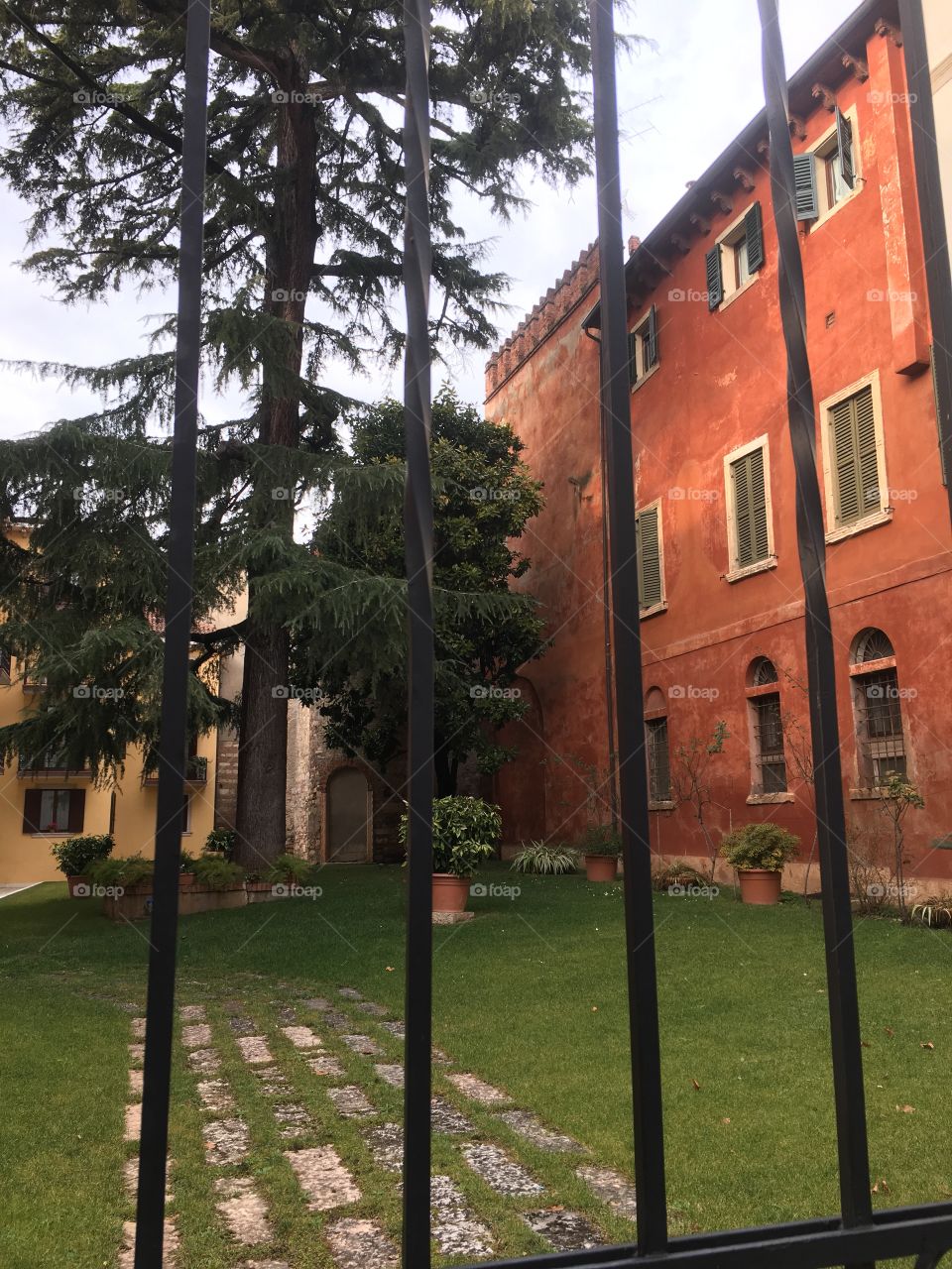 Courtyard, Verona, Italy