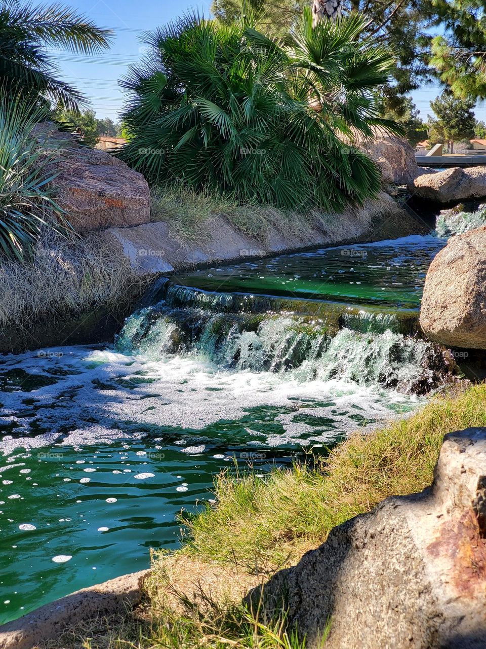 Waterfall in the Sunlight