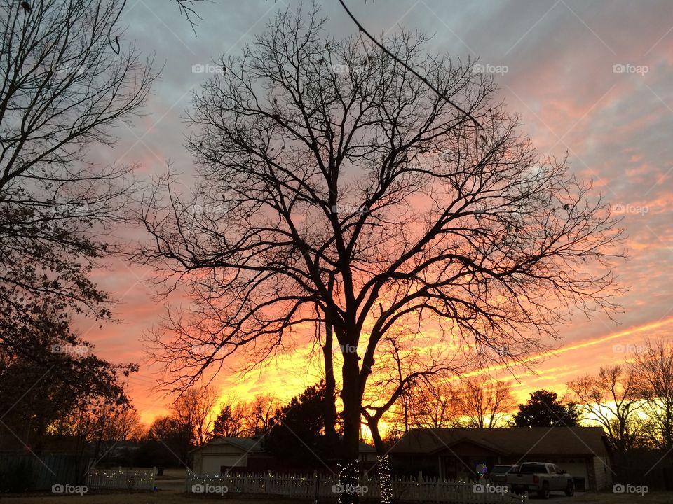 Okmulgee, Oklahoma sunset