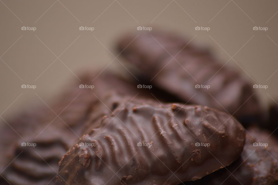 Close-up of a chocolate bar