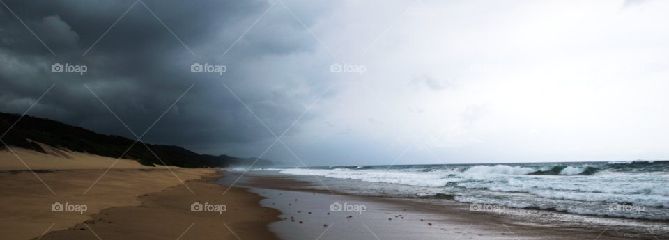 St Lucia beach panorama
