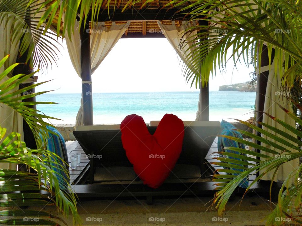 Front row seat in paradise. Sandals La Tac, St. Lucia