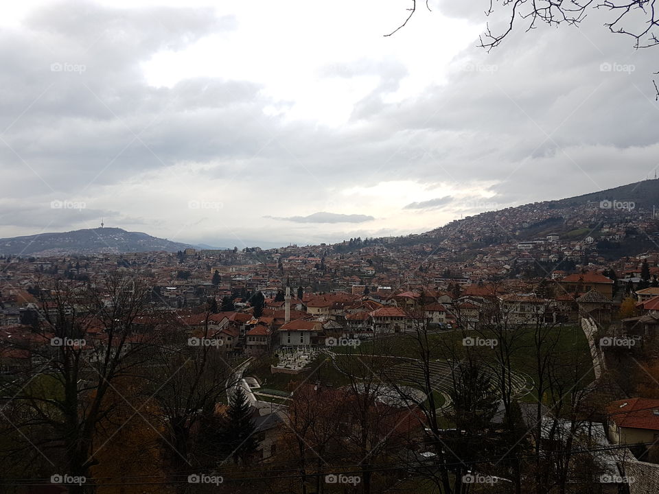 Sarajevo cityscape 