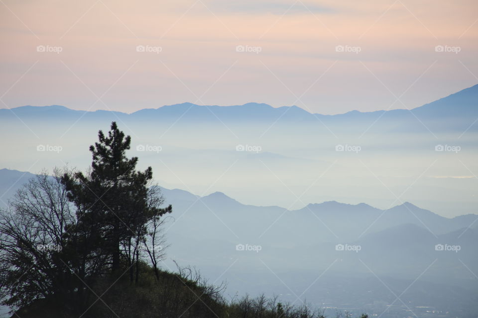 Fog, Landscape, Mountain, Mist, Dawn