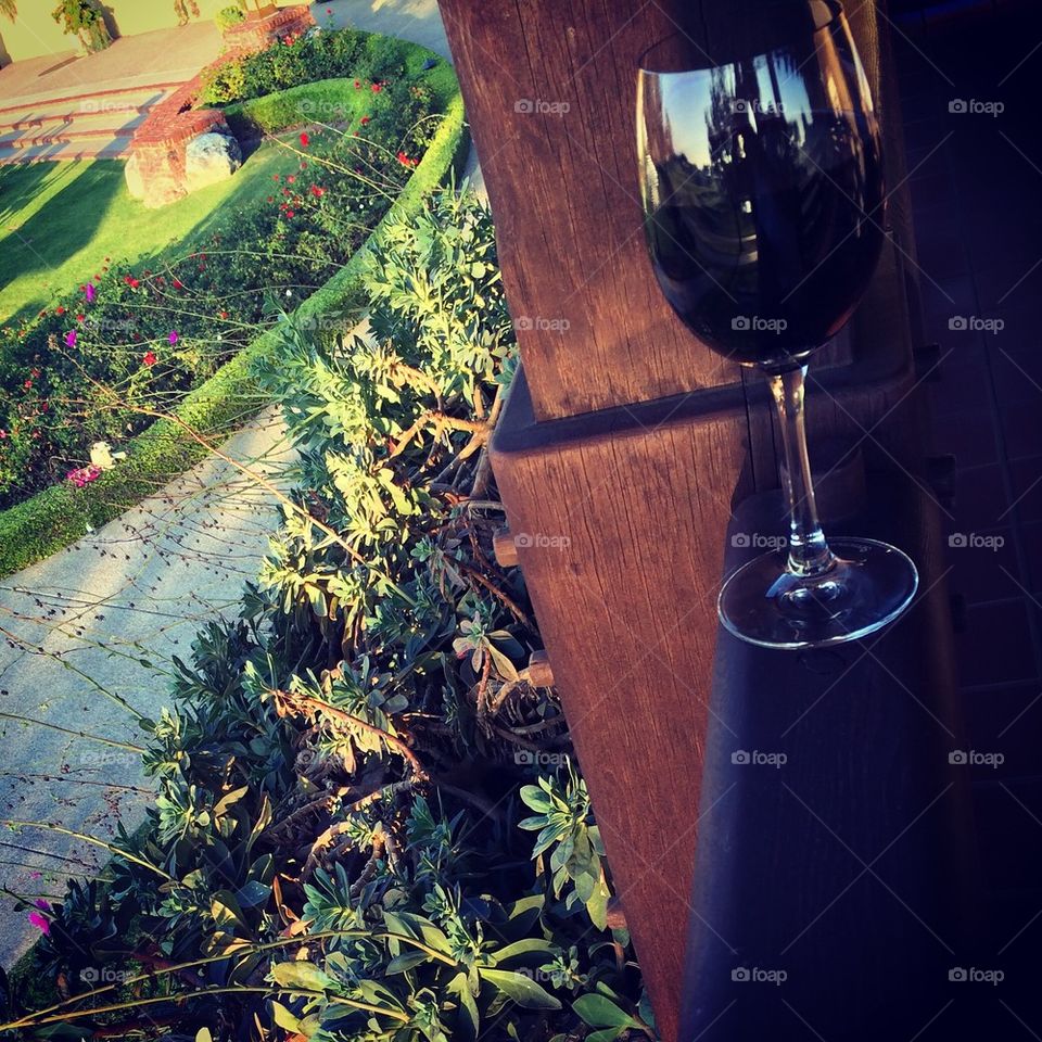Wine on the terrace