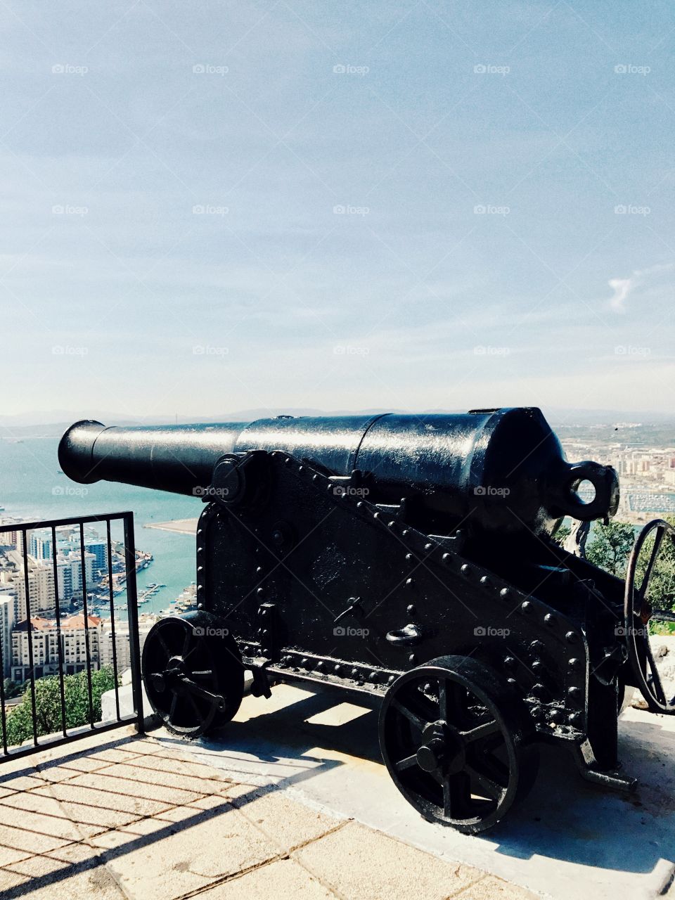 Gibraltar history, cannons 