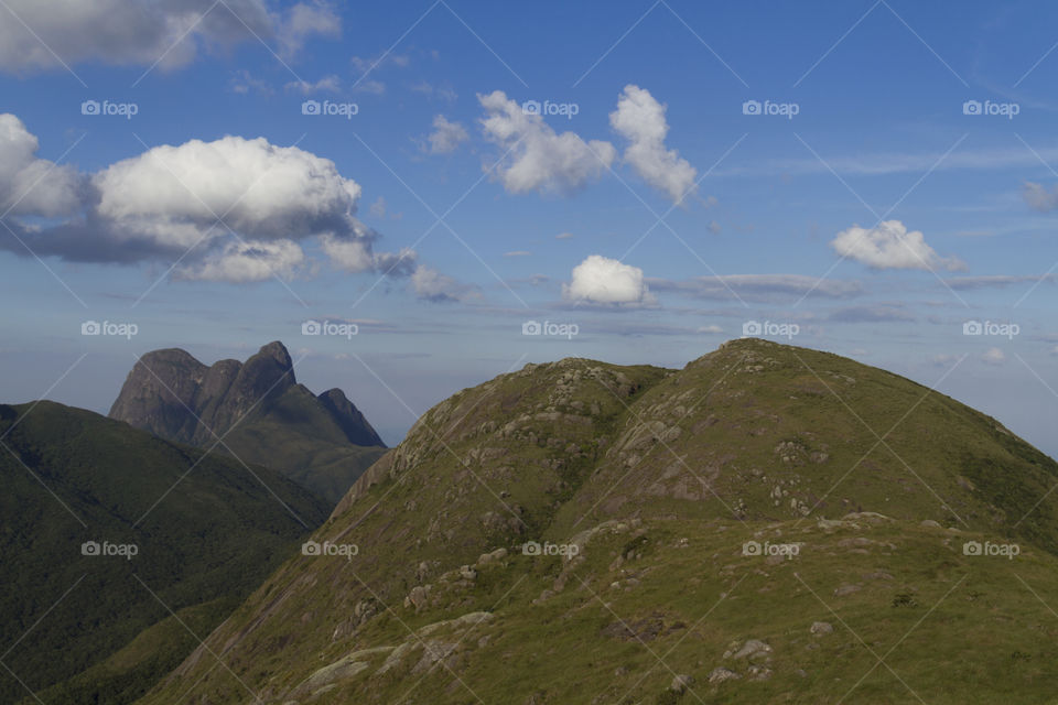 Set of mountains near Curitiba.