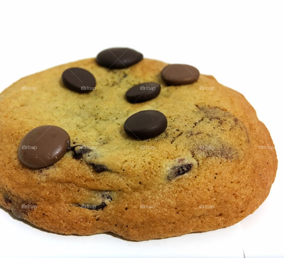 Choc chip cookie with 3 different single origin chocolate 
