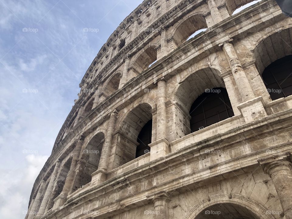 Colosseum on a sunny day