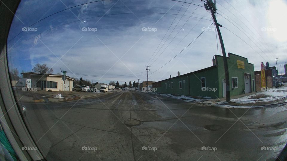 Calamity, No Person, Storm, Street, Road