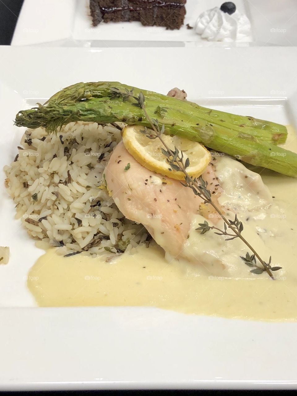 Fancy chicken dinner