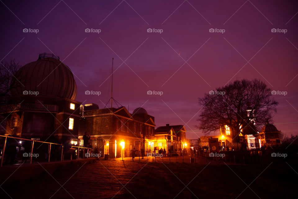 A beautiful night scene of London, United Kingdom. Artistic, colorful photo of a city.