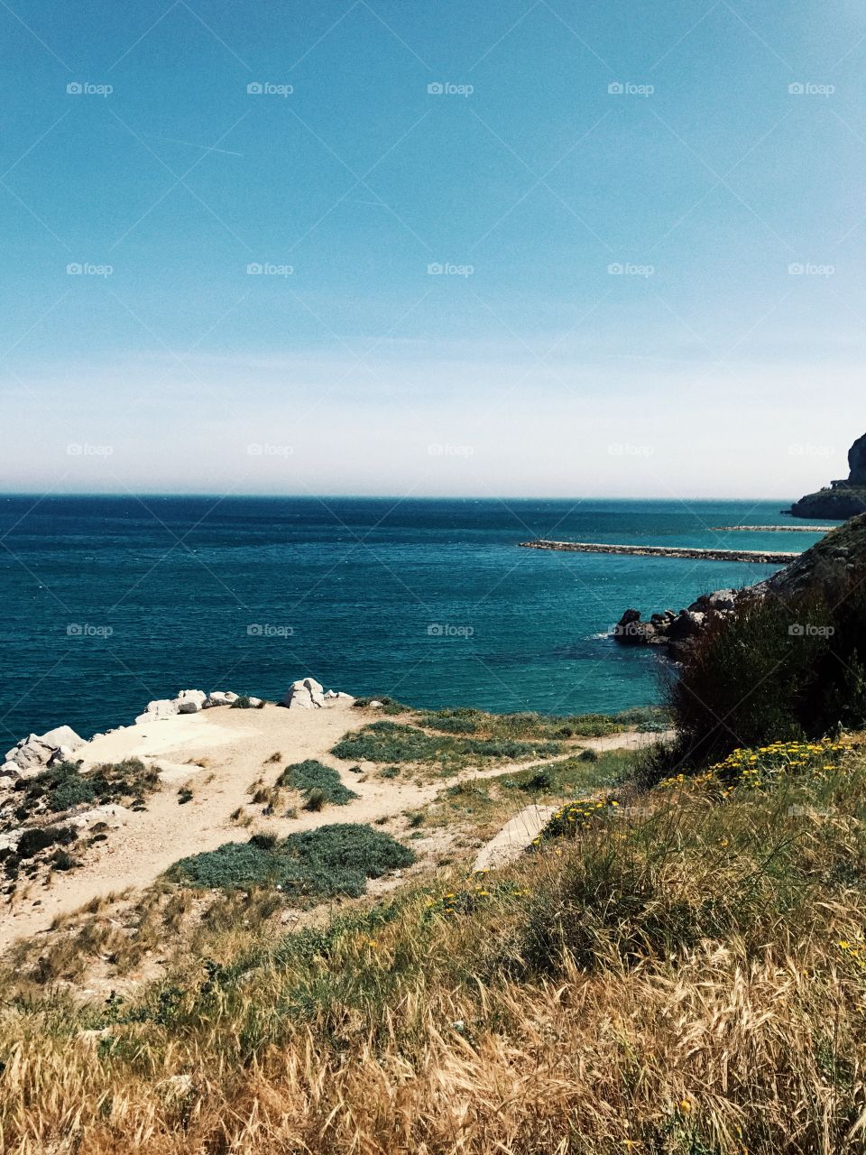 Gibraltar beach, sea, travel 