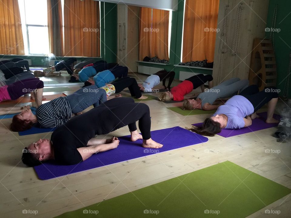 Yoga class