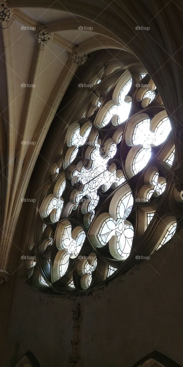 stained glass cathedral window