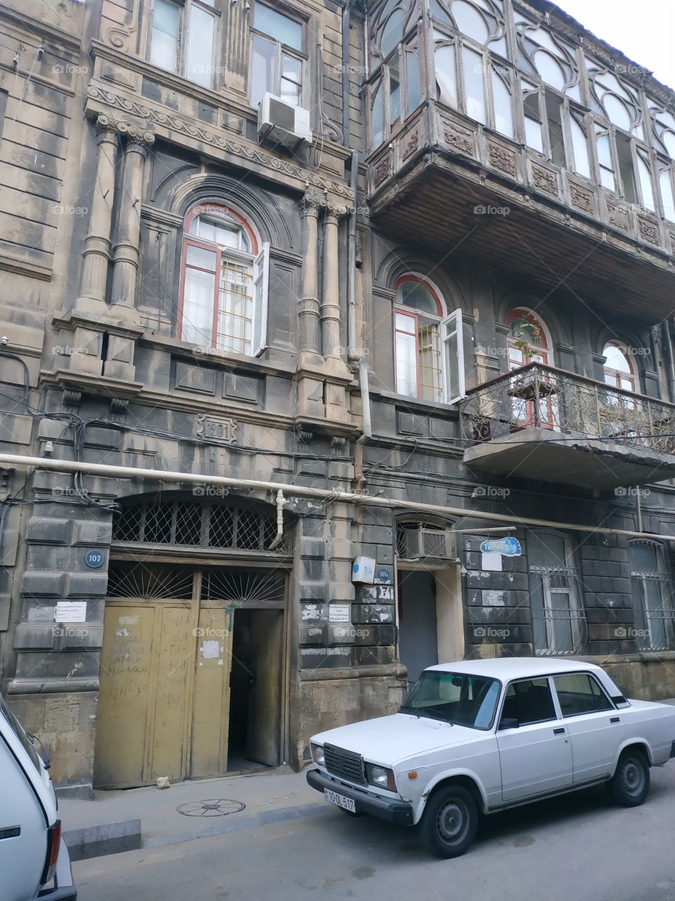 one of historical houses of Baku, Azerbaijan