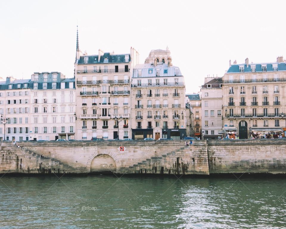 Along the Seine. Taken during a walk along the Seine river in Paris 