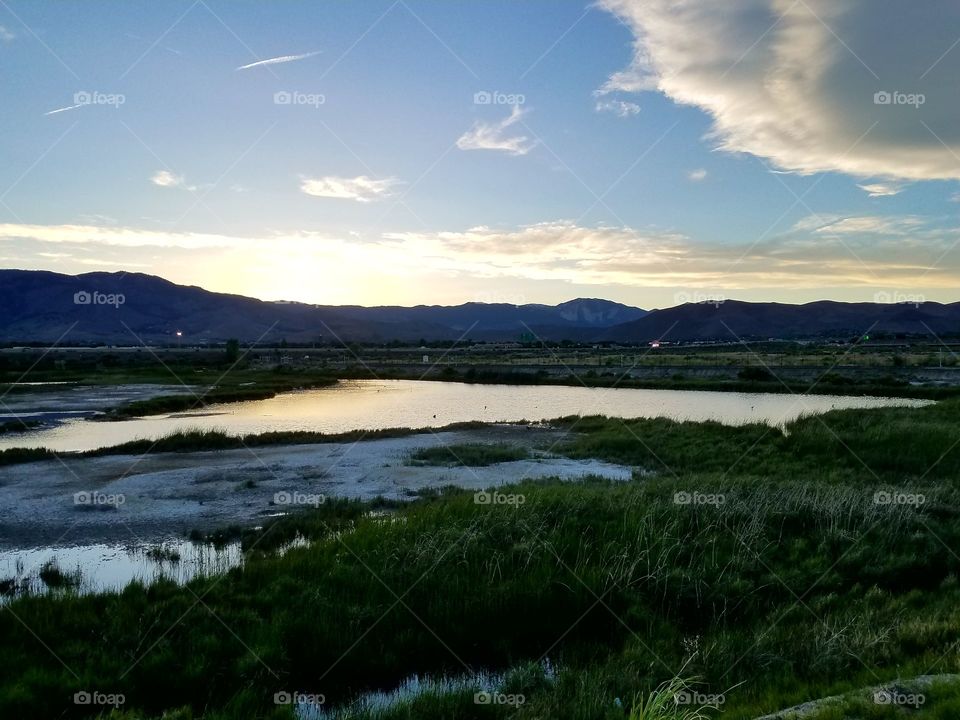 Sunset in Carson City, NV