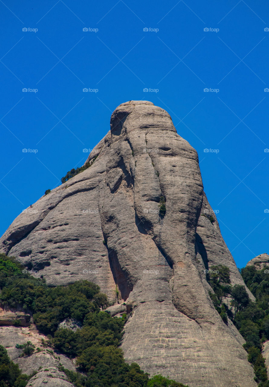 rock formation in catalonia that looks like a elephant