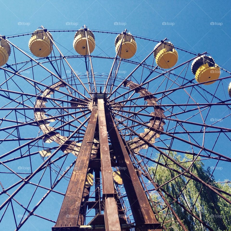 Chernobyl Abandoned Ferris wheel  