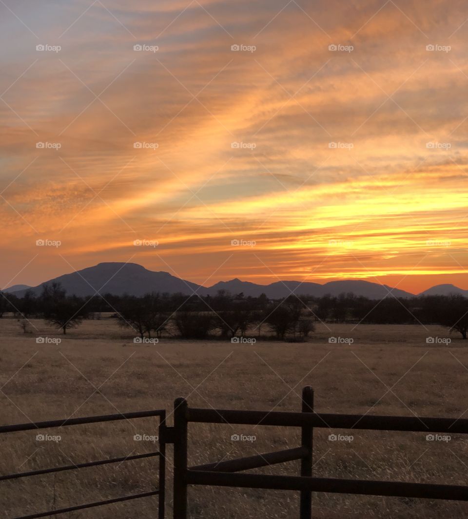 Sunset in Paradise Valley 