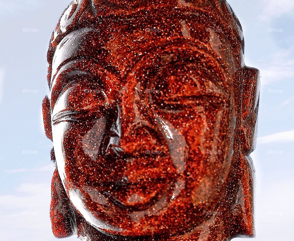 statue buddha sunstone buddhism by tinasha