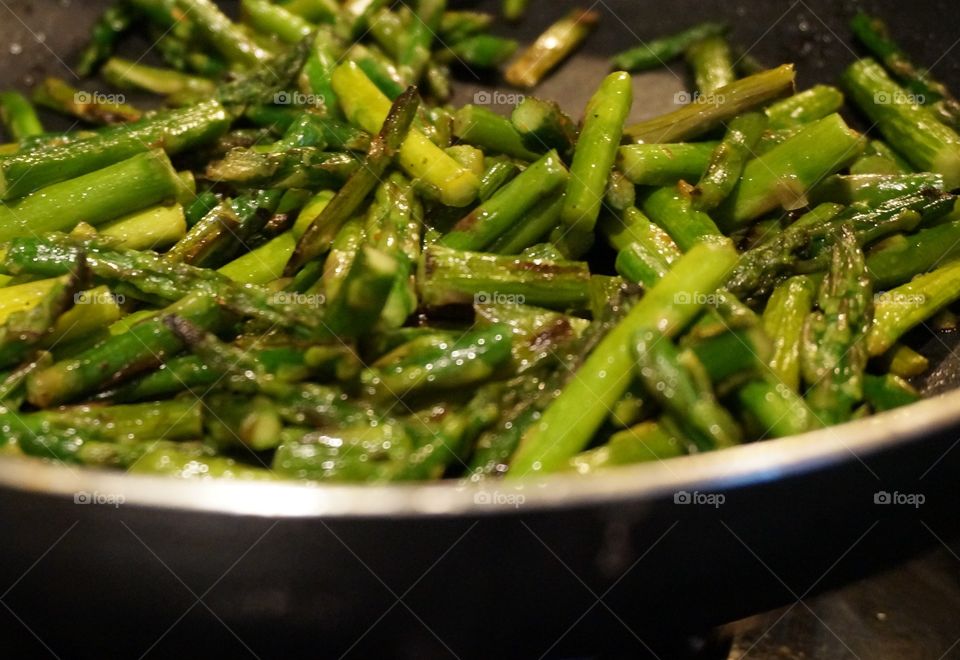 Grilled asparagus 