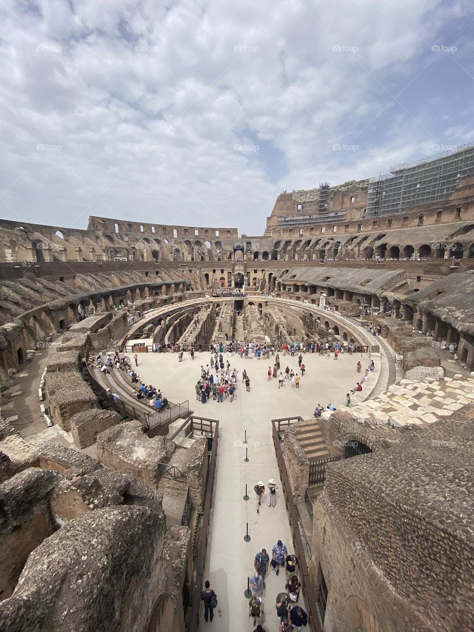 Inside the Colosseum - Rome, Italy