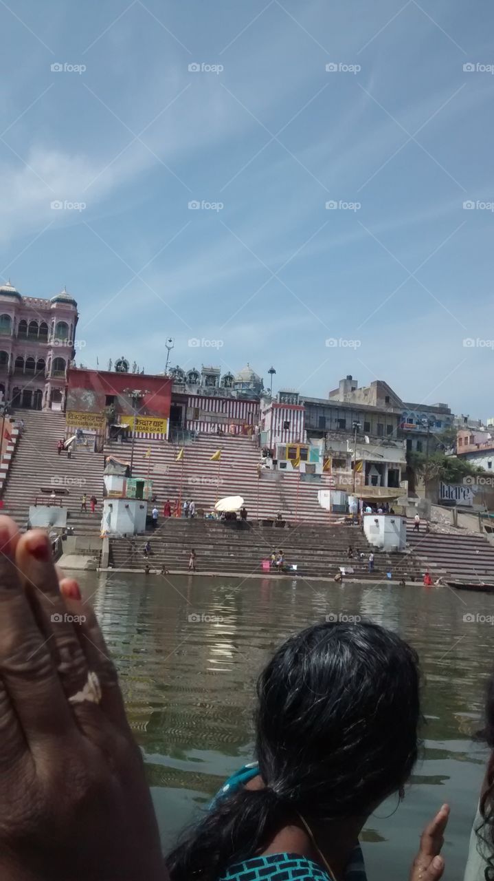 bathing ghats in Varanasi