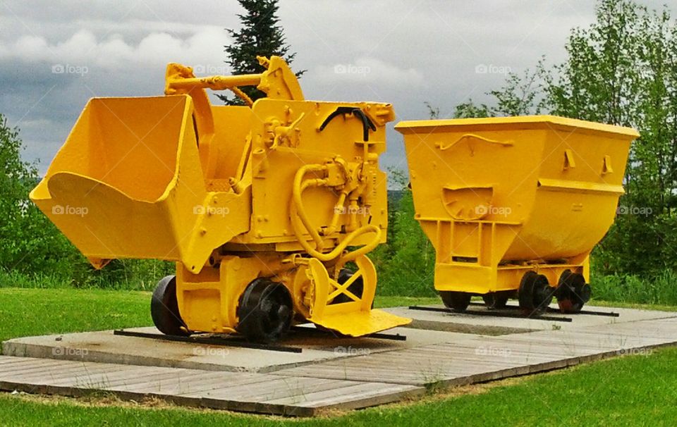 Old mining equipment