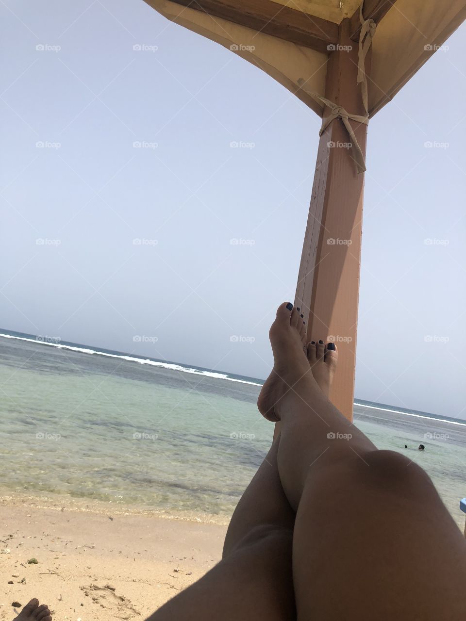 Legs beach