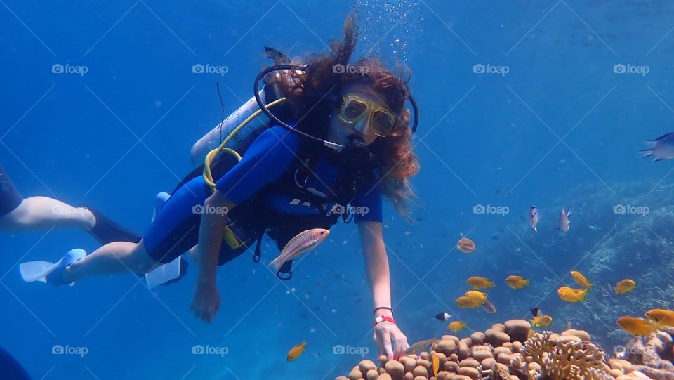 Diving in Hurghada, Egypt 2022.