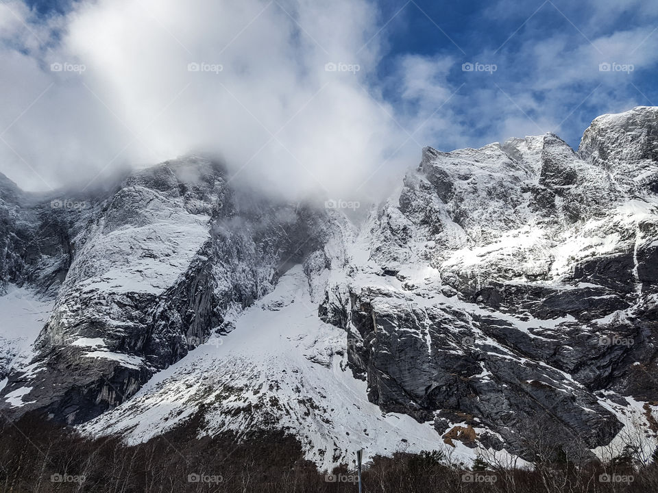 View of winter in norway