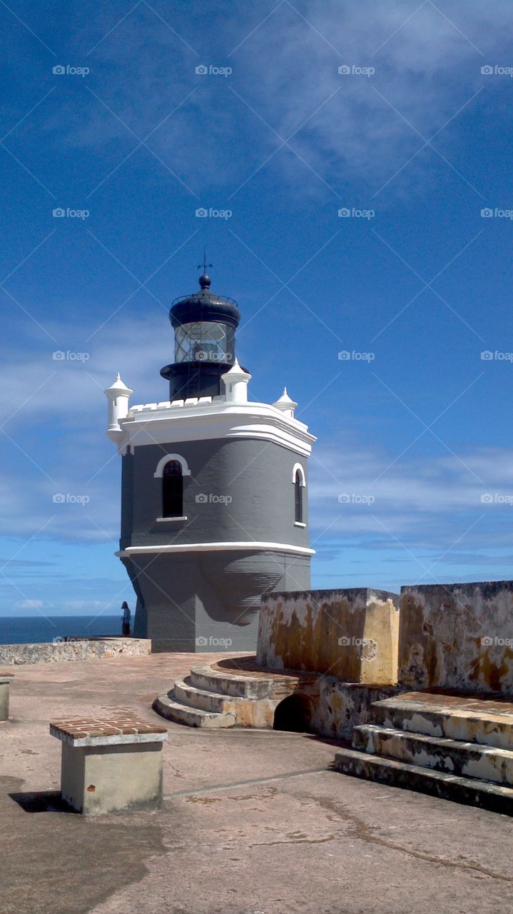 Puerto Rico fort lighthouse