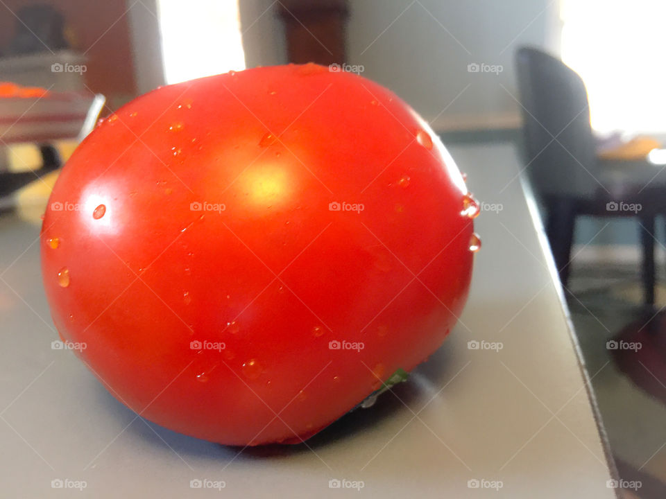 Fresh red tomato 